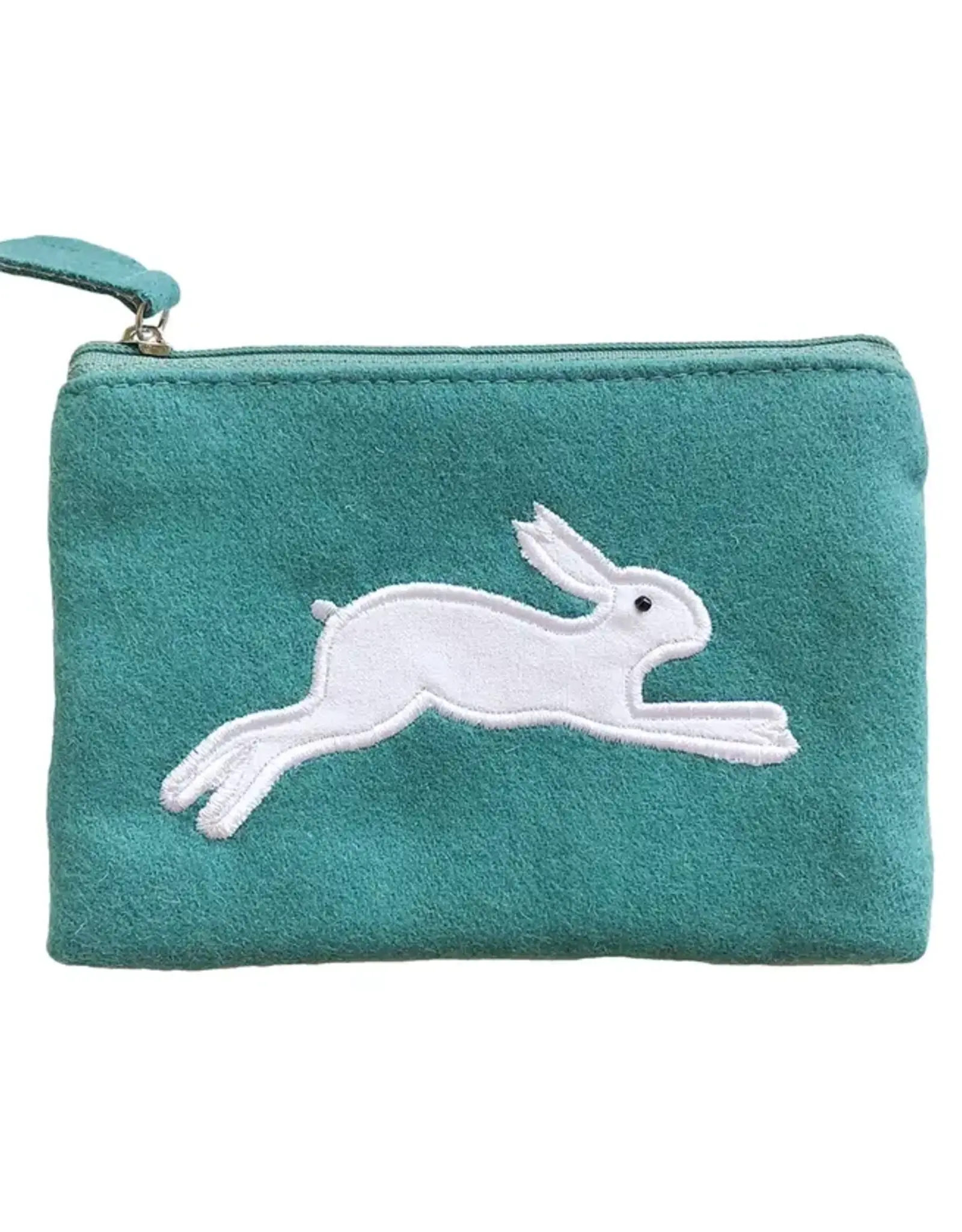 WorldFinds Leaping Hare Coin Purse Teal