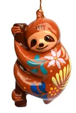 Lucuma Designs Ceramic Sloth Ornament