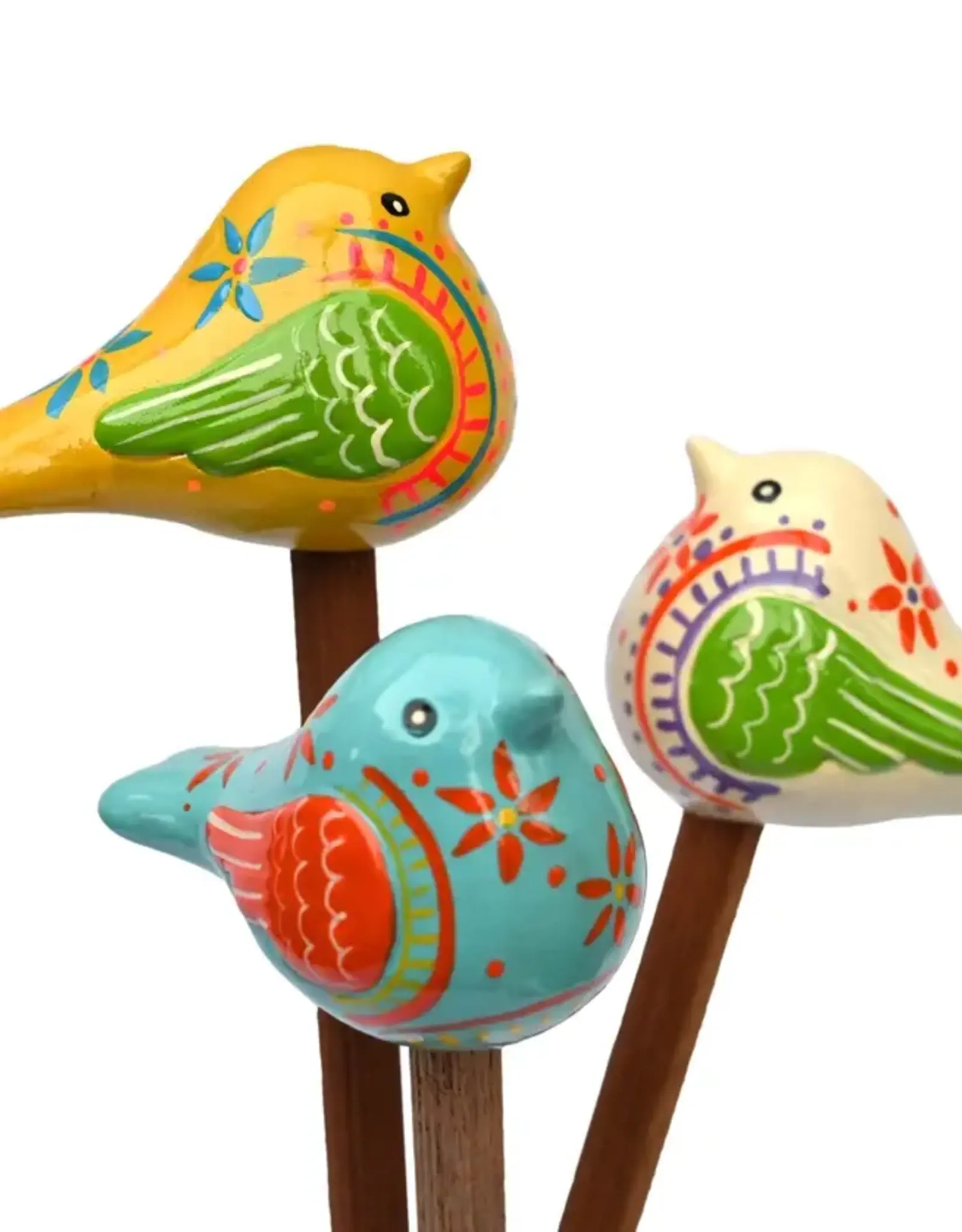 Lucuma Designs Confetti Bird Plant Stake