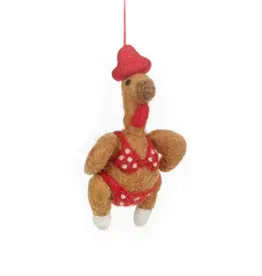 Felt So Good Felt Sizzling Turkey Ornament