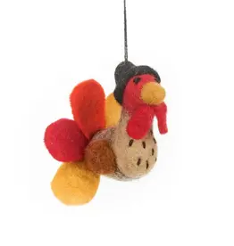 Felt So Good Felt Thanksgiving Turkey Ornament