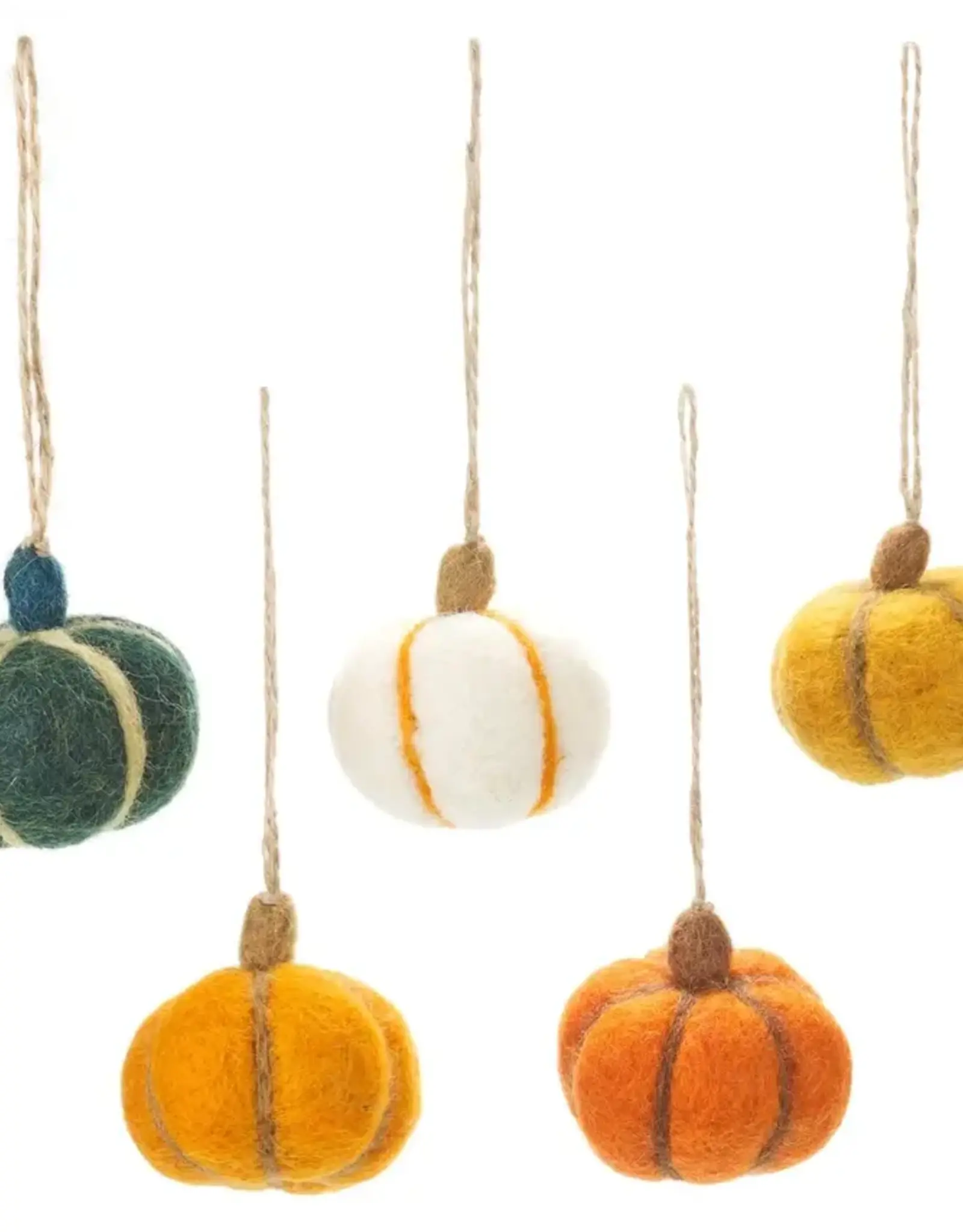 Felt So Good Felt Hanging Halloween Pumpkins ornament