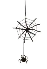 Felt So Good Spooky Halloween Spiderweb Ornament
