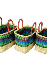 African Market Baskets Rectangular Basket (Large)