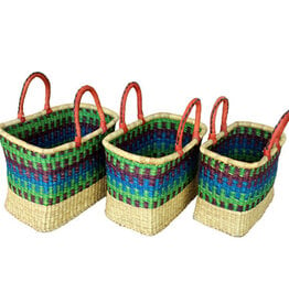 African Market Baskets Rectangular Basket (Large)