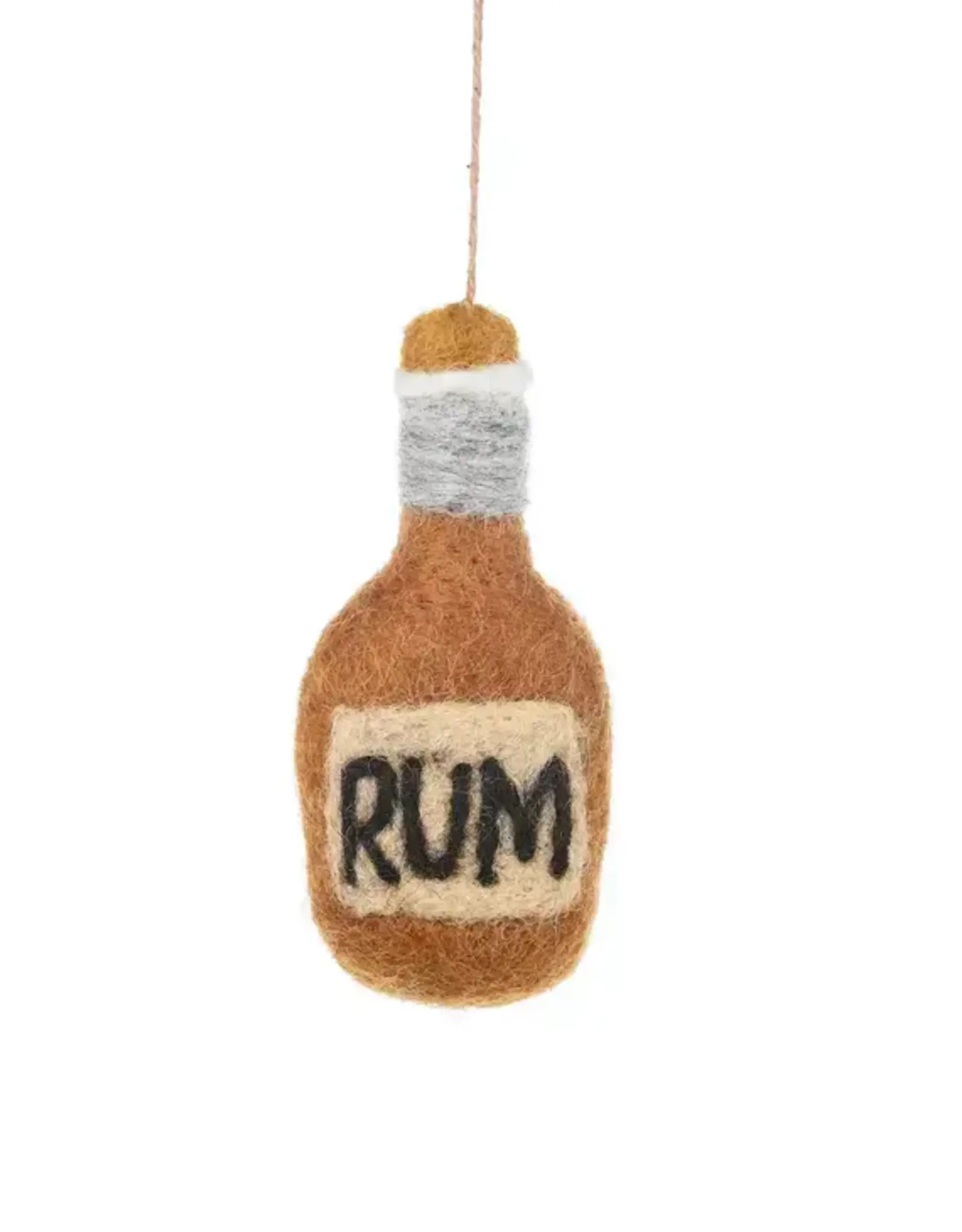 Felt So Good Bottle of Rum Ornament