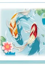 Quilling Card Quilled Koi Pond Greeting Card