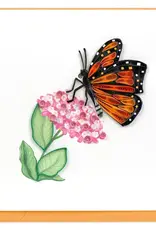 Quilling Card Quilled Monarch Milkweed Butterfly Greeting Card