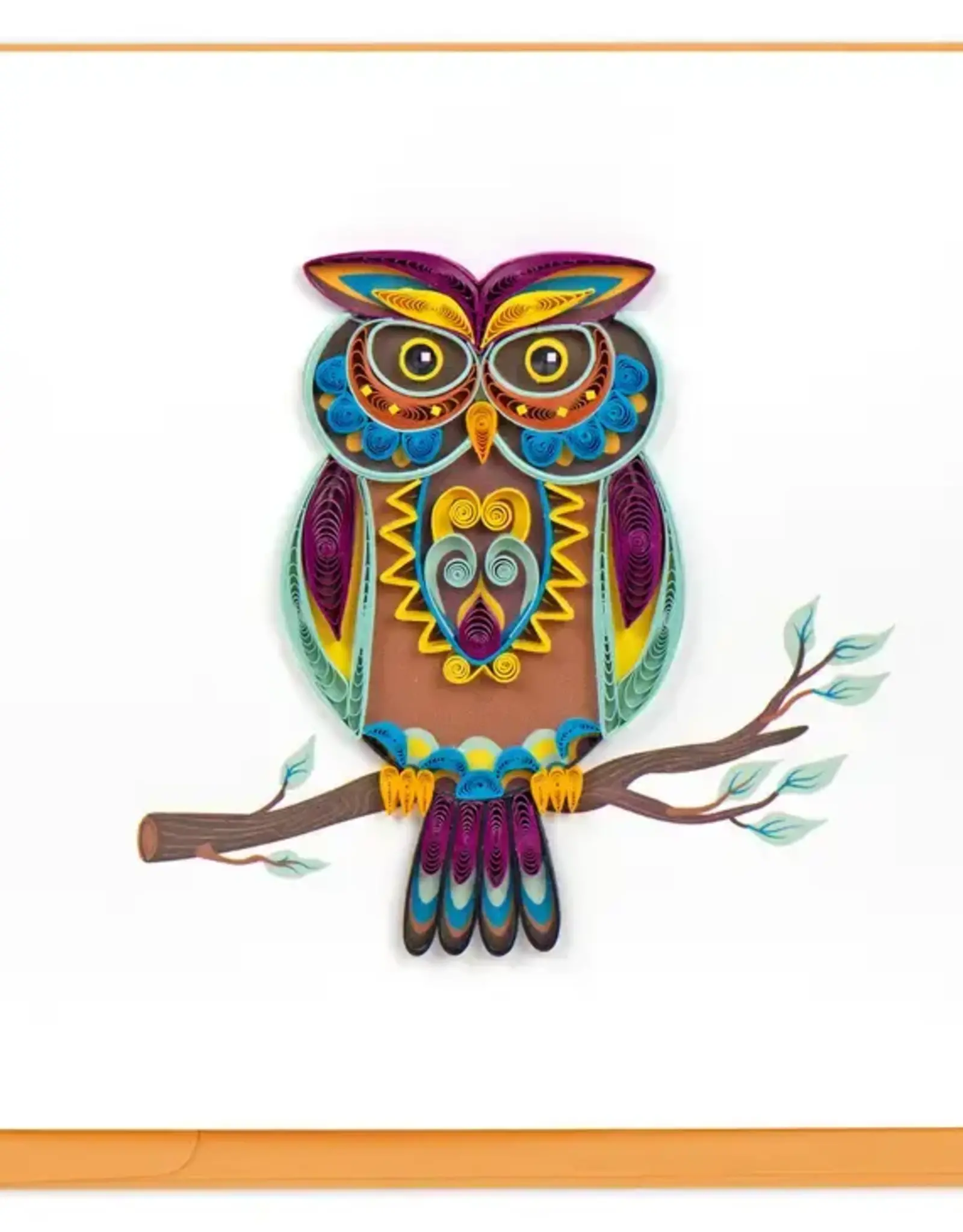 Quilling Card Quilled Decorative Owl Greeting Card