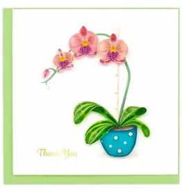 Quilling Card Quilled Thank You Orchid Card