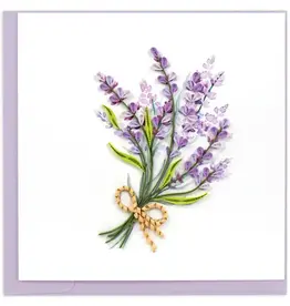 Quilling Card Quilled Lavender Bunch Greeting Card