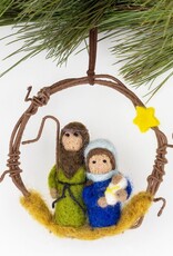 dZi Handmade Mini Nativity Wreath