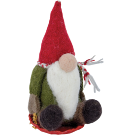 dZi Handmade Sledding Gnome Ornament