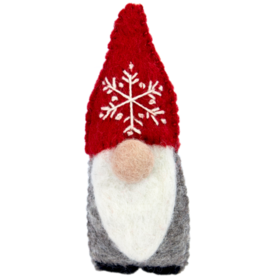 dZi Handmade Snowflake Gnome Ornament