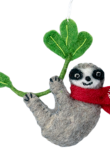 dZi Handmade Snowflake Sloth Ornament