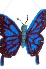 dZi Handmade Blue Swallowtail Butterfly Ornament