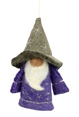 dZi Handmade Wild Woolie Wizard Gnome Ornament