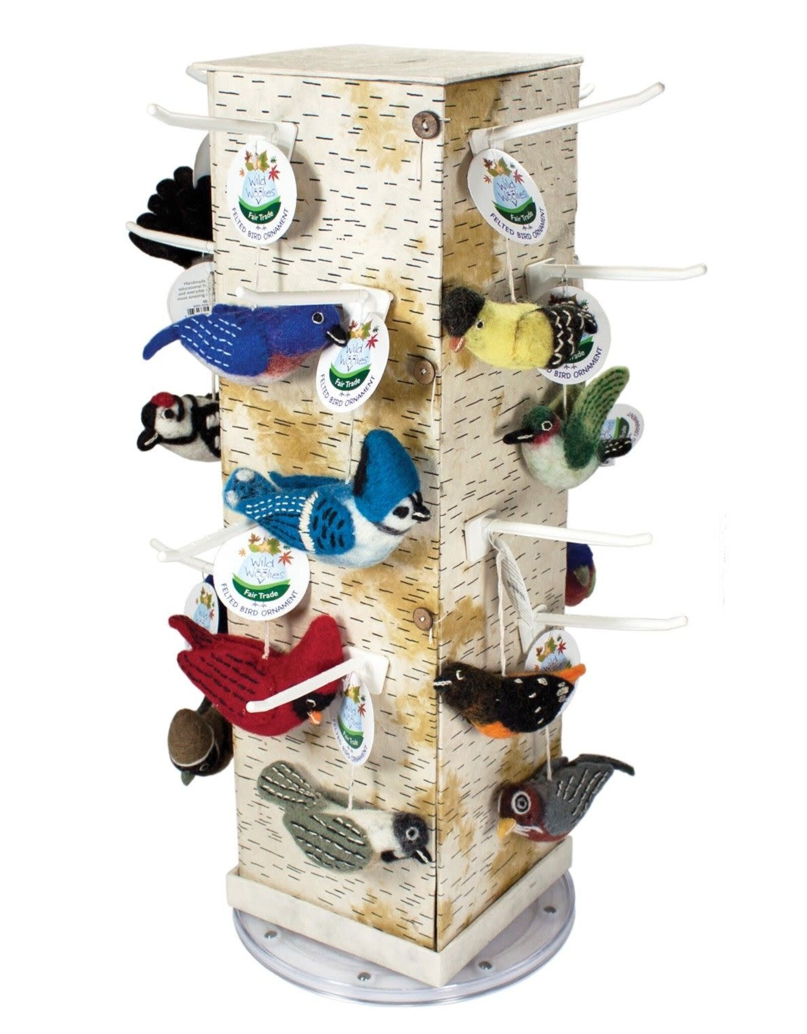 dZi Handmade Wild Woolie  Chickadee Ornament