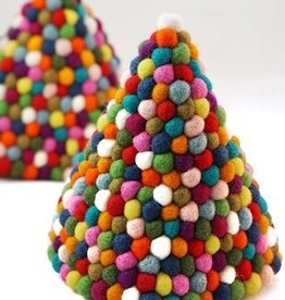 Ganesh Himal Felt Ball Cone Tree