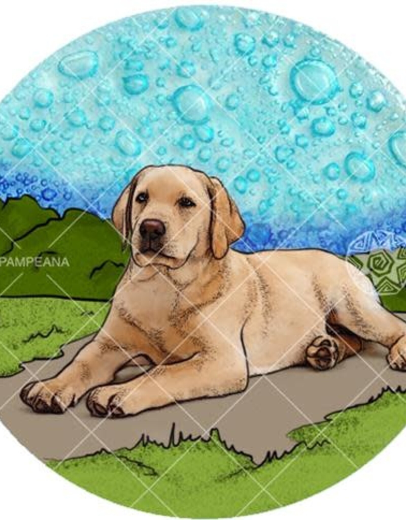 Pampeana Yellow Lab Ornament