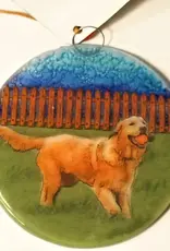 Pampeana Golden Retriever Ornament