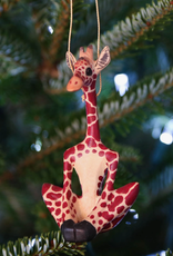 Ten Thousand Villages Yoga Giraffe Ornament
