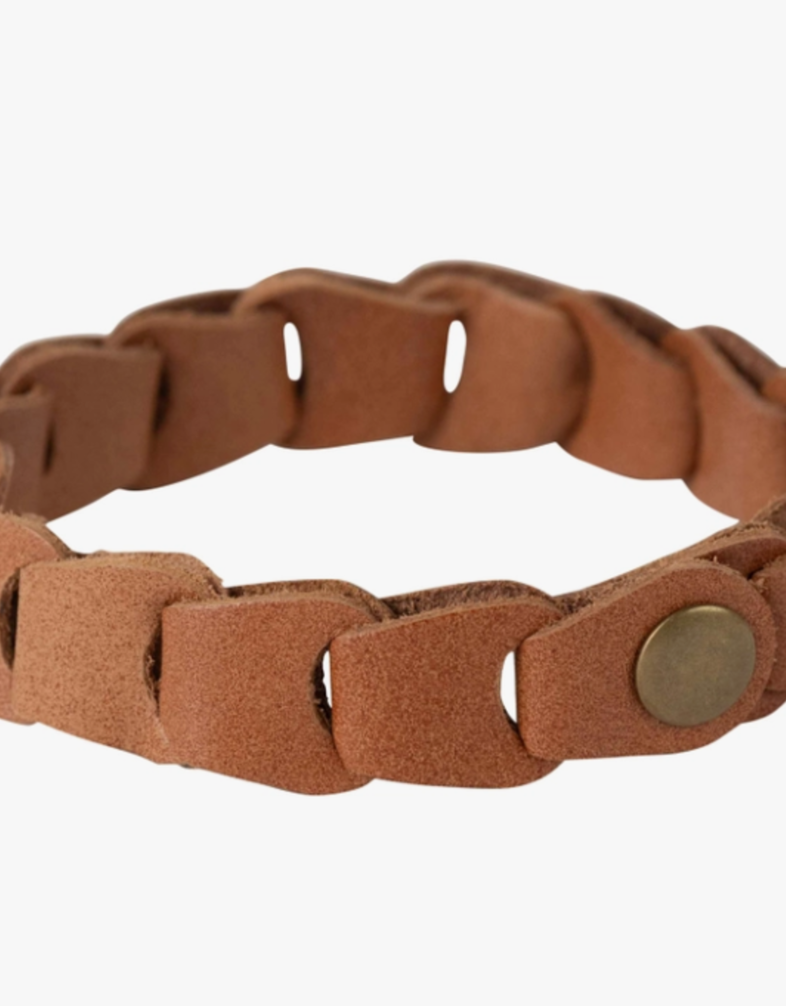 Ten Thousand Villages Buffalo Leather Cuff Bracelet