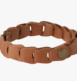 Ten Thousand Villages Buffalo Leather Cuff Bracelet