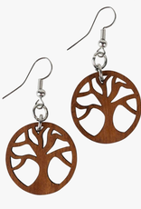 Ten Thousand Villages Tree of Life Hoop Earrings