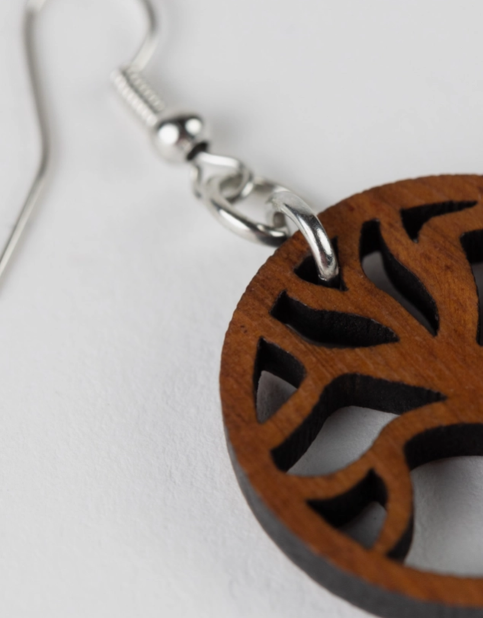 Ten Thousand Villages Tree of Life Hoop Earrings