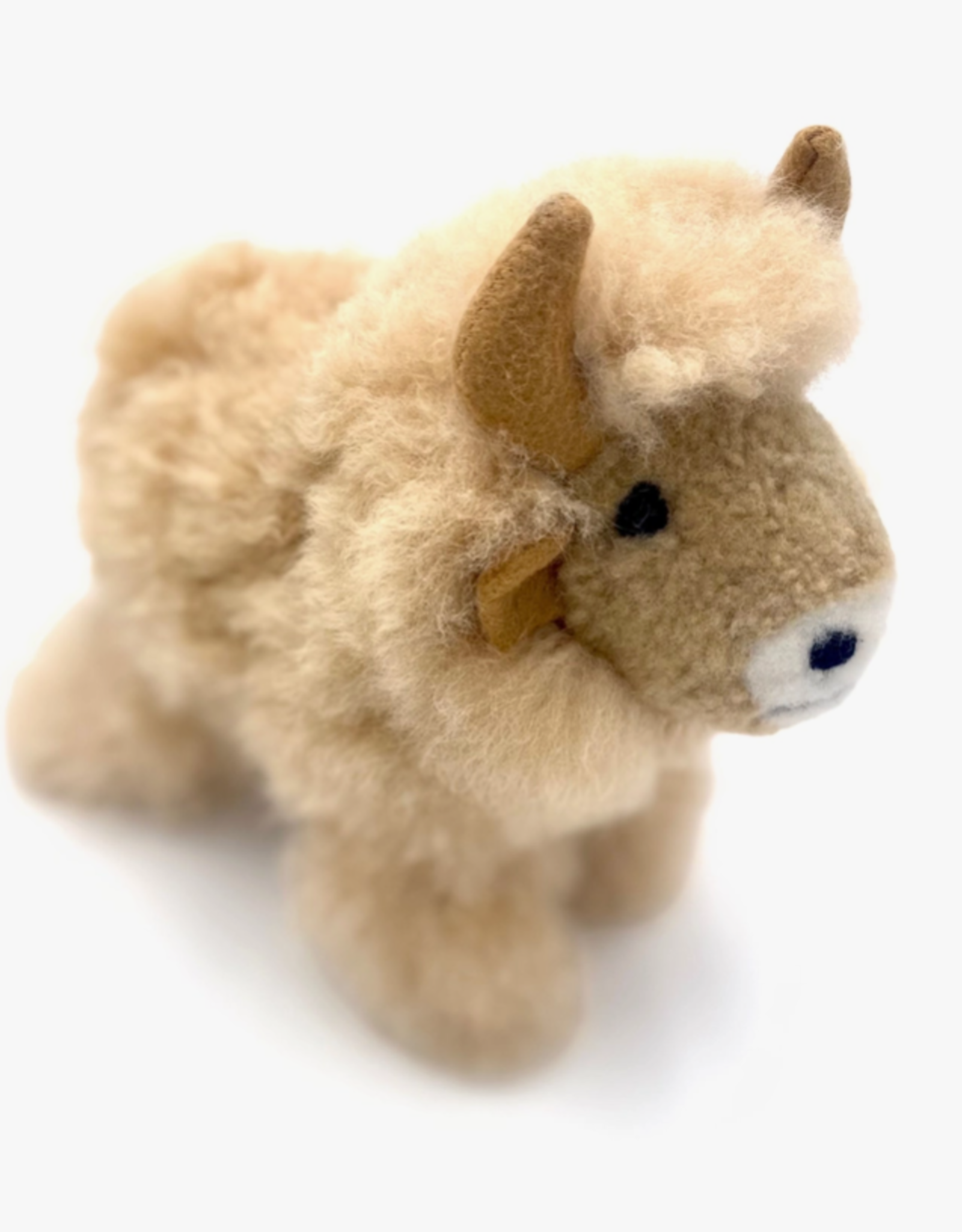 Blossom Inspirations Fluffy Cow / Ox Alpaca Fur Toy