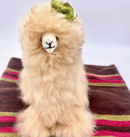 Blossom Inspirations Alpaca Standing Fur Toy 10" x 12"