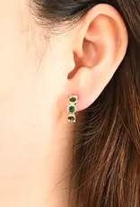 Starfish Project Jubilee Emerald Green Hoop Earrings