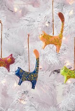 Serrv Party Cat Ornaments