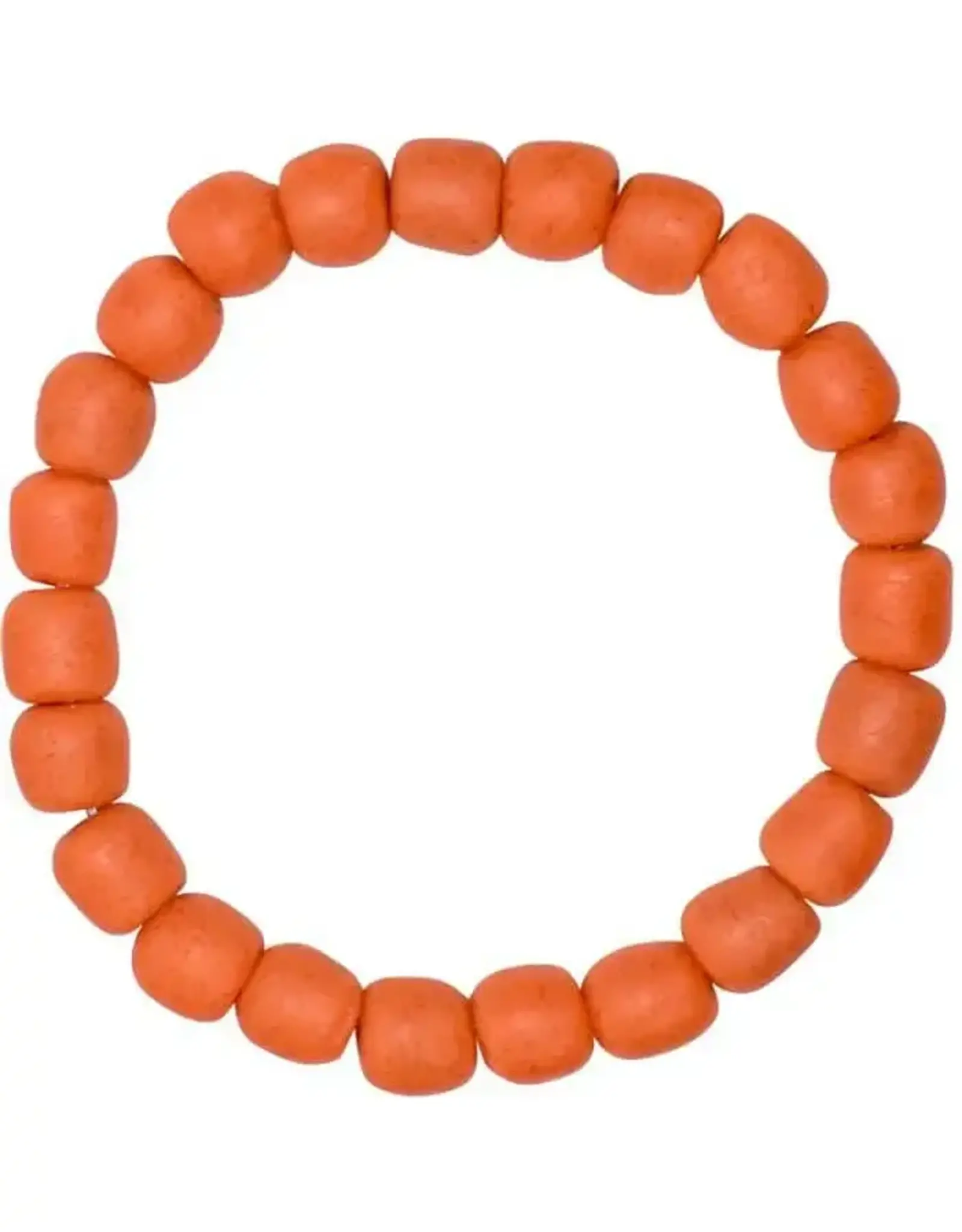 Global Mamas Tangerine Recycled Glass Bracelet