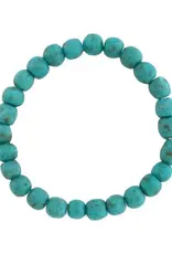 Global Mamas Teal Recycled Glass Bracelet