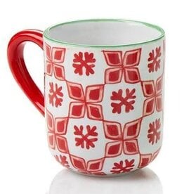 Serrv Red Snowstar Mug