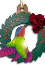 Tulia Artisans Hummingbird Christmas Ornament