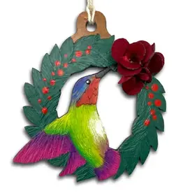 Tulia Artisans Hummingbird Christmas Ornament
