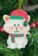 Tulia Artisans Cat Christmas Ornament