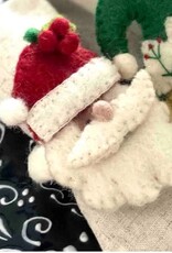 Global Crafts Christmas Santa's Crew Napkin Rings