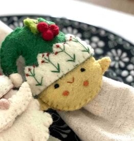 Global Crafts Christmas Elf Napkin Ring