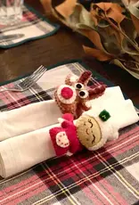 Global Crafts Christmas Rudolph Napkin Rings