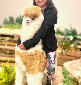 Blossom Inspirations Large Alpaca Standing Fur Toy