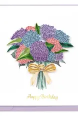 Quilling Card Quilled Birthday Hydrangeas Greeting Card
