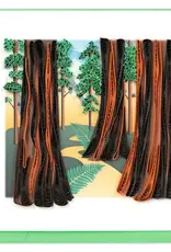 Quilling Card Quilled Redwood Forest Greeting Card