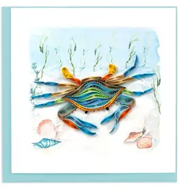 Quilling Card Quilled Chesapeake Blue Crab Greeting Card