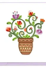 Quilling Card Quilled Terracotta Bouquet Greeting Card