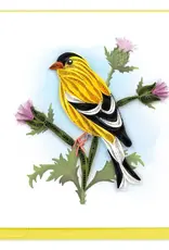 Quilling Card Quilled American Goldfinch Greeting Card