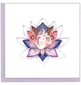 Quilling Card Quilled Ohm Lotus Card